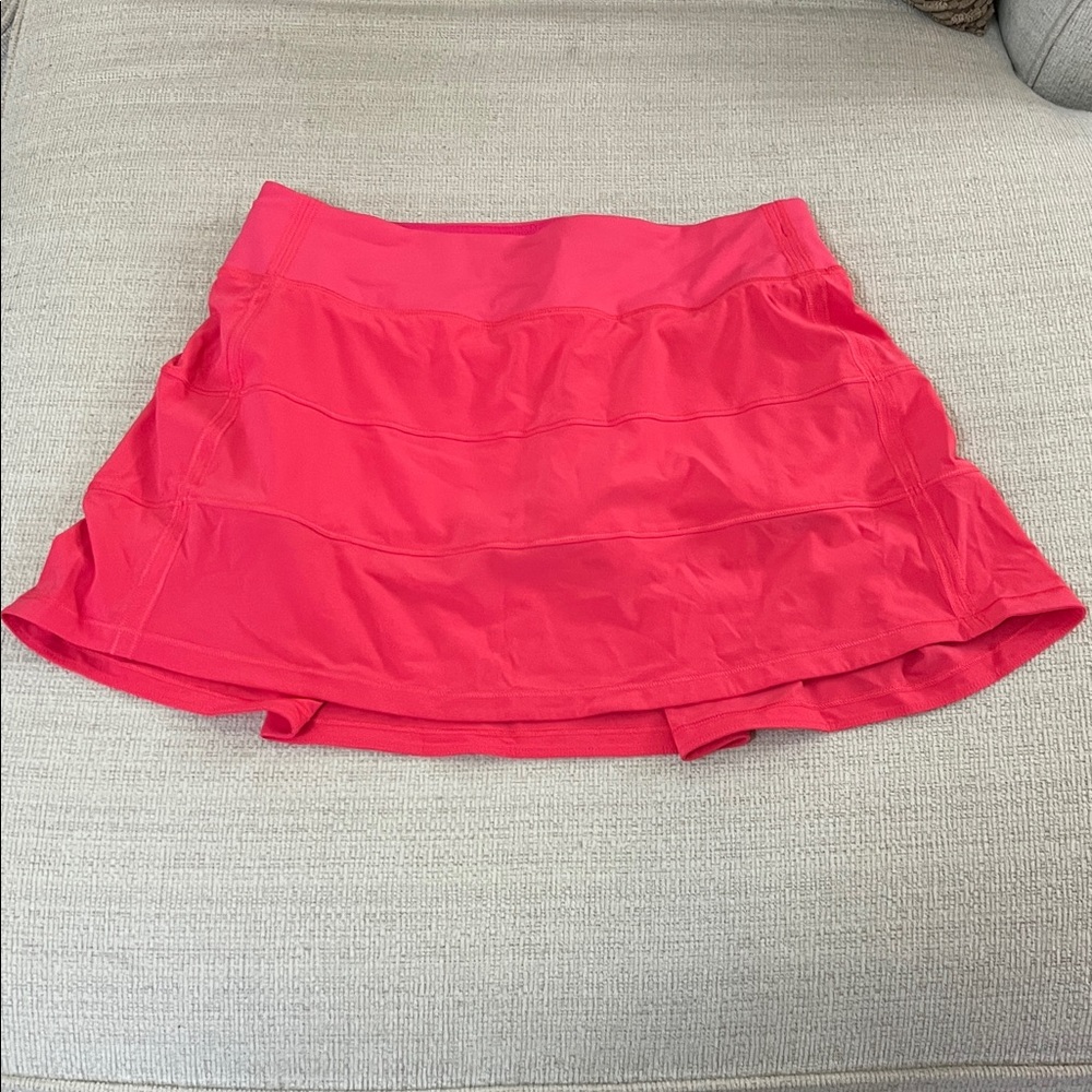 Lululemon Athletica Vibrant Pink Pace Pival Skort